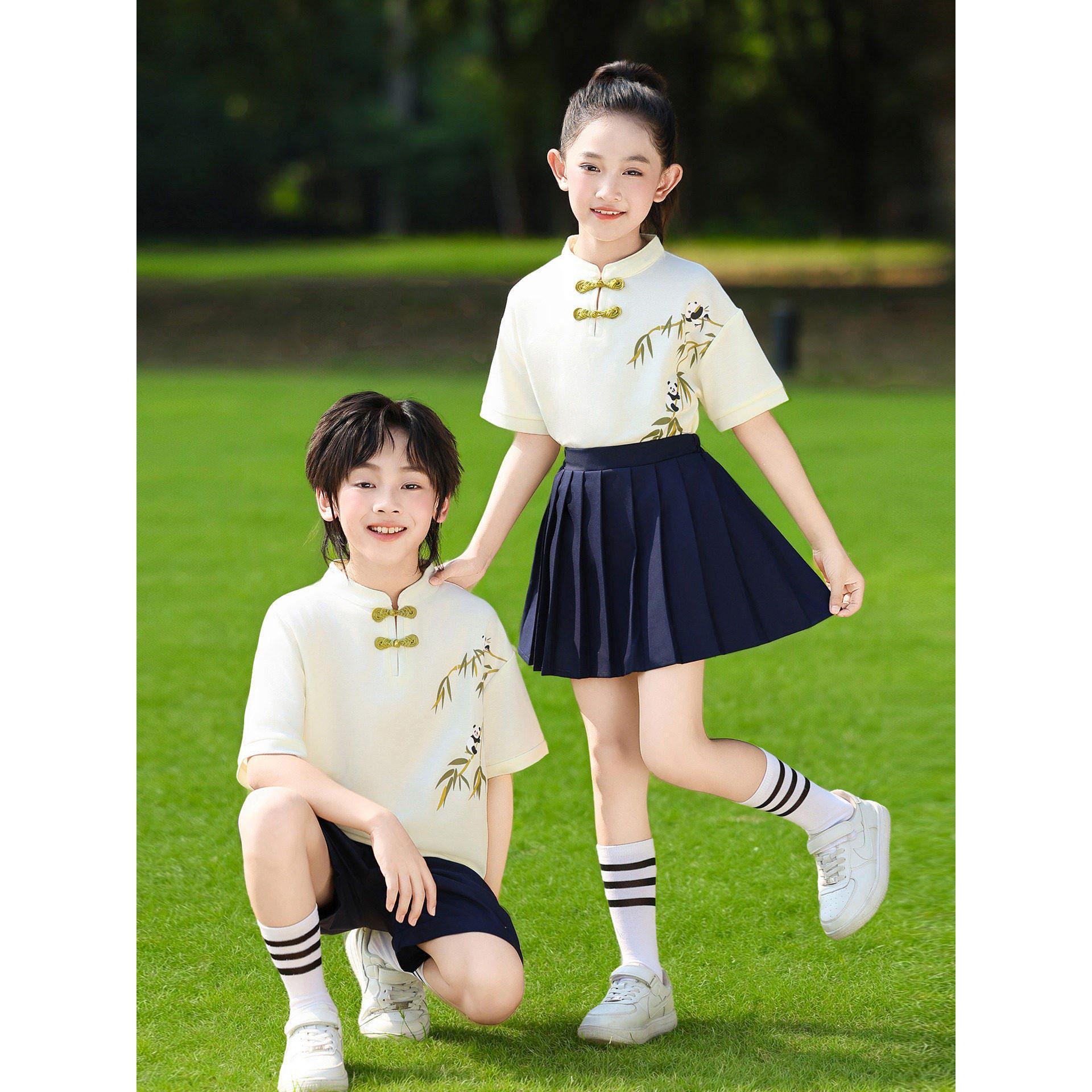 六一儿童演出服夏季幼儿园毕业照班服小学生朗诵合唱比赛表演服装