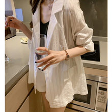 韩版 网红小西服休闲宽松英伦风上衣潮 薄款 外套女2019秋季 西装 新款