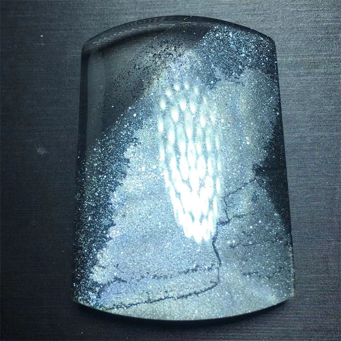精品 天然双面蓝金沙吊坠牌子 一物一图水晶宝石