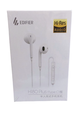 漫步者H180Plus typec接口手机耳机有线入耳式高音质带麦适用华为