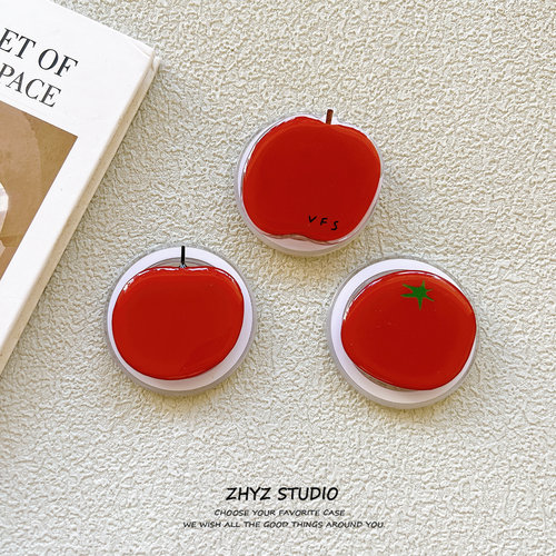 ins个性创意小众苹果番茄磁吸支架适用MAGsafe手机桌面支撑架男女