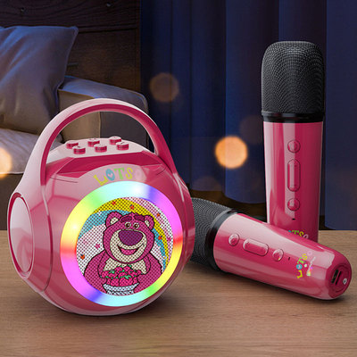 k歌音响麦克风一体无线小型便携