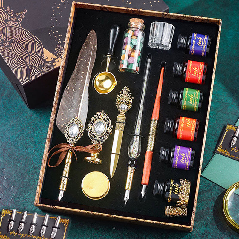 羽毛笔儿童小学生天然复古风蘸水哈利波特同款精致帅生日礼物钢笔,文具电教/文化用品/商务用品,钢笔,淘宝优惠券,粉丝福利购,淘宝优惠卷