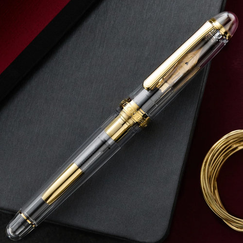 Q日本白金PLATINUM 3776钢笔 世纪百年系列 V2 限定2000 14k尖