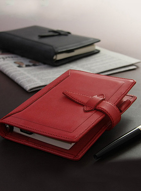 日本达芬奇Davinci植鞣牛皮手帐 RoromaClassic活页笔记本