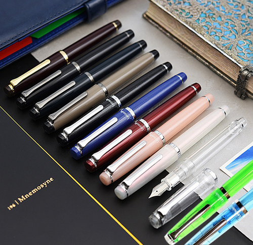 写乐sailor钢笔宝石宣言透明示范