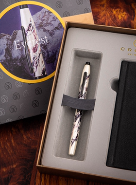 美国CROSS高仕旅行者系列签字笔礼盒商务送人 宝珠笔含笔记本套盒