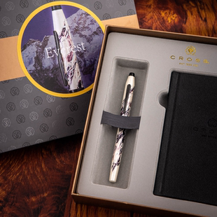 美国CROSS高仕旅行者系列签字笔礼盒商务送人 宝珠笔含笔记本套盒