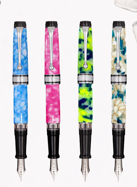 直邮 奥罗拉AURORA 活塞钢笔 Optima欧普提玛 366支 18k尖