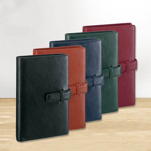 牛皮活页笔记本手帐达芬奇A5A6