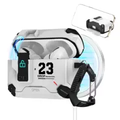 New 5Th Generation Trendy and Cool Lucky Number AirPods Protective Case Pro3 Suitable for Apple Wireless Bluetooth Headphones 4Th Generation High-Quality Magnetic Lock Automatic Pop-Up Cover Pro2 Silicone Soft Case