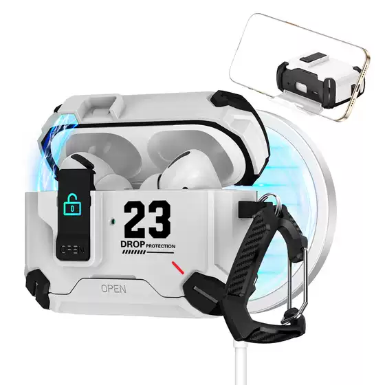 New 5Th Generation Trendy and Cool Lucky Number AirPods Protective Case Pro3 Suitable for Apple Wireless Bluetooth Headphones 4Th Generation High-Quality Magnetic Lock Automatic Pop-Up Cover Pro2 Silicone Soft Case