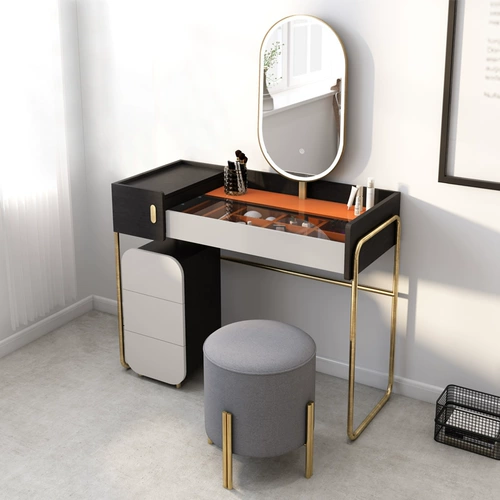 Современная и минималистичная система хранения для спальни, универсальный туалетный столик