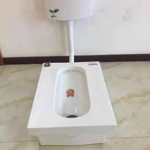 一体式蹲便器免砌台免挖坑蹲便器大便器直冲马桶改蹲便