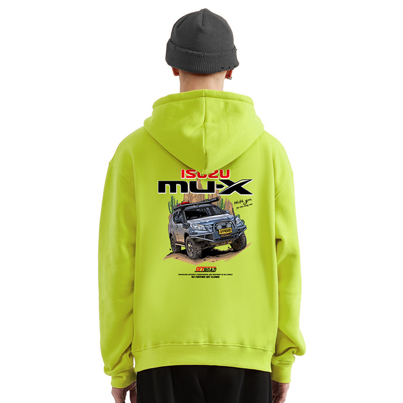 ISUZU五十铃抓绒套头保暖卫衣