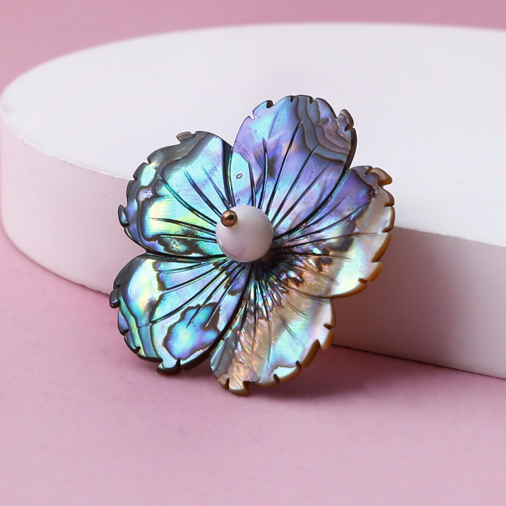 天然鲍鱼贝壳花朵胸针外套领花新西兰鲍贝壳花朵西装领针背包徽章,饰品/流行首饰/时尚饰品新,胸针,淘宝优惠券,粉丝福利购,淘宝优惠卷