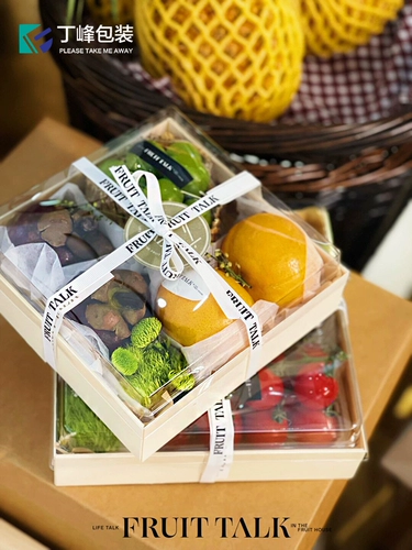 Коробка, деревянная пластиковая лента, пакет, популярно в интернете