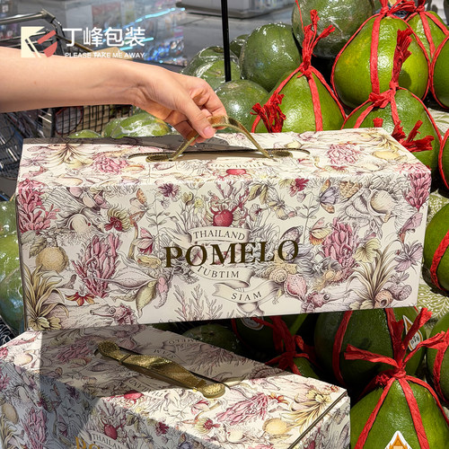 丁峰泰风海洋珊瑚柚子手提礼盒