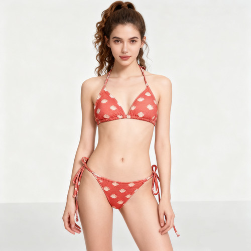 高级感温泉泳衣女性感分体比基尼