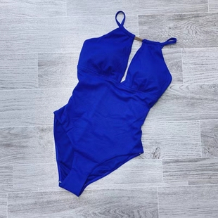 遮肉显瘦保守温泉 女款 外单 欧美性感露背大胸三角连体泳衣