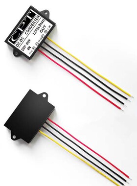 24V36V48V60V转12V5A电源降压模块DC-DC20-80V转12V车载音响电源
