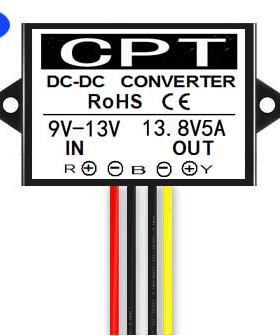 12V转13.8V2A3A5A8A10A12A15A18A25A电源升压模块直流12V升13.8V