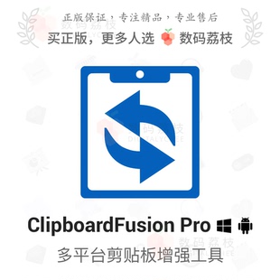 Win 数码 Pro ClipboardFusion 剪贴板同步与增强 荔枝