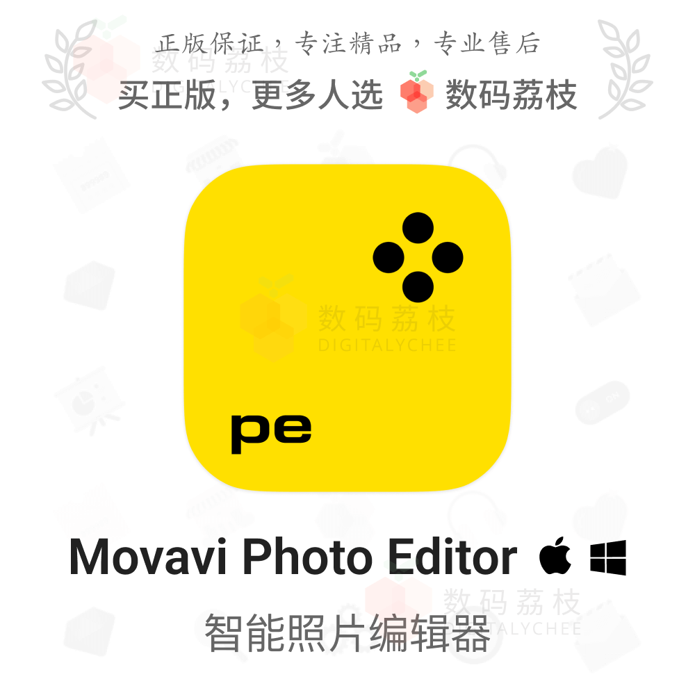 数码荔枝| Movavi Photo Editor 2024[Win/Mac]照片修复编辑美化
