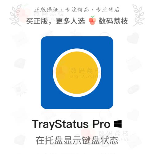 数码荔枝| TrayStatus[Win]任务栏托盘图标增强 键盘性能状态显示