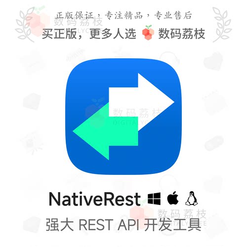 数码荔枝| NativeRest[Mac/Win]原生高性能REST API离线客户端