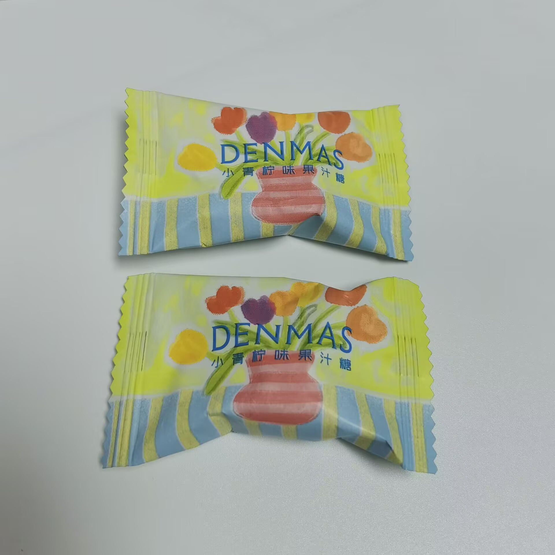 DENMAS丹玛仕小青柠味果汁糖硬糖结婚喜糖休闲零食图片