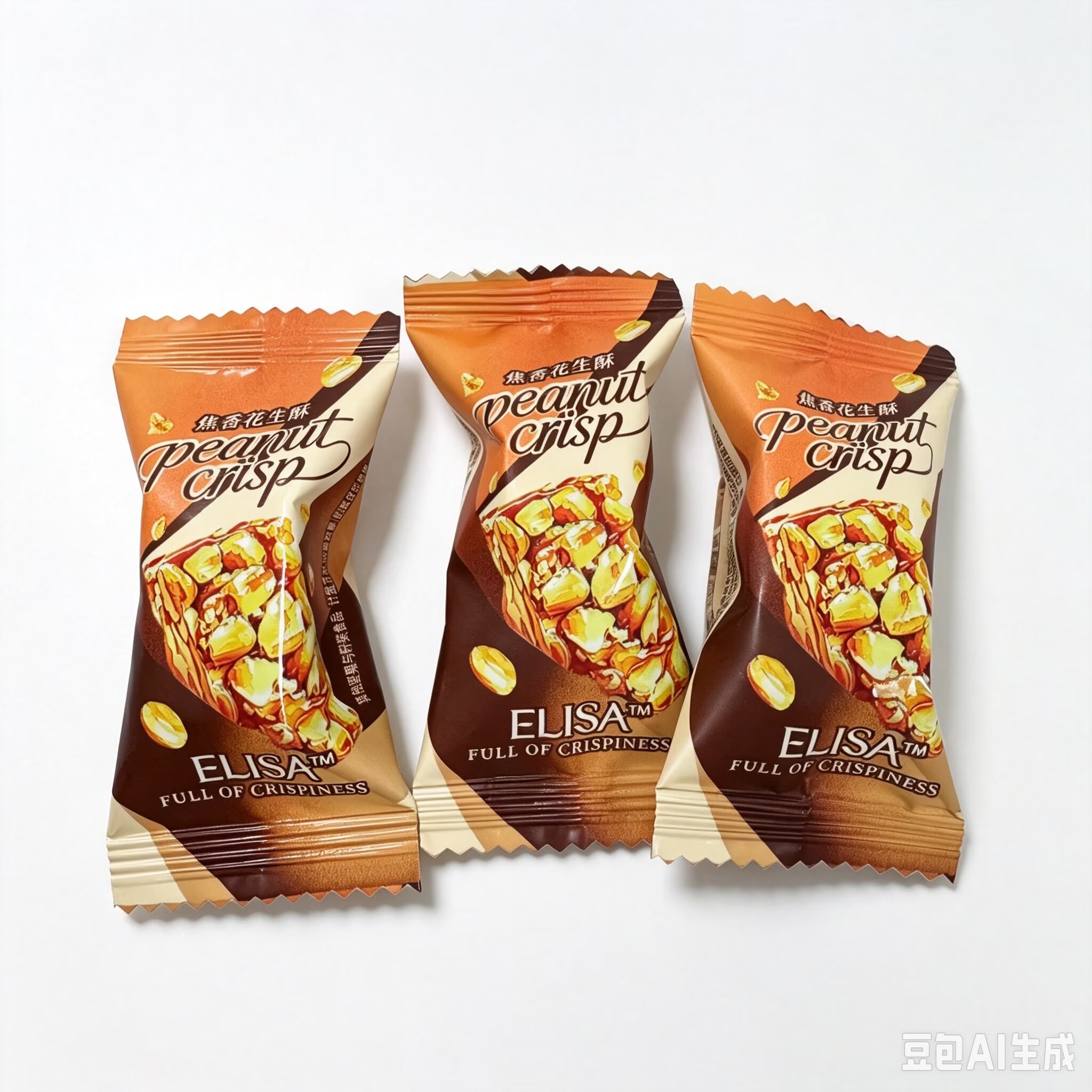 ELISA焦香花生酥散装称重结婚喜糖休闲零食