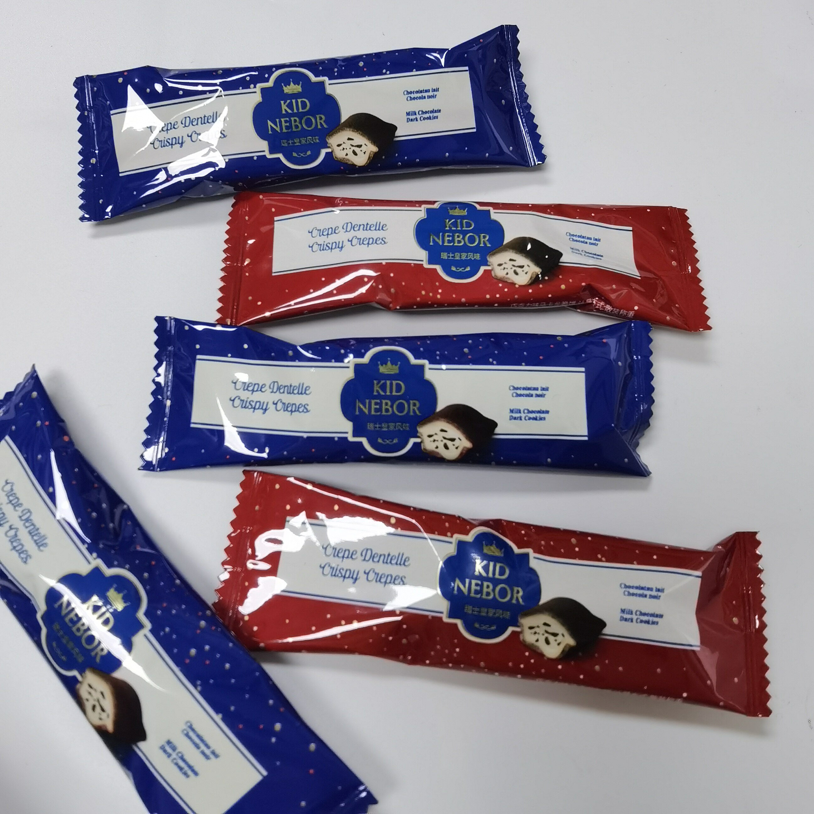 好邻居巧克力味马卡龙脆饼500g约55颗结婚喜糖休闲零食