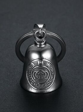 新款铃铛钛钢复古朋克机车风吊坠