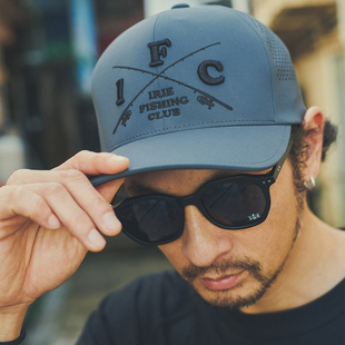 日本进口IFC CROSS ROD FLEXFIT DELTA MESH CAP帽子IFSS25-020