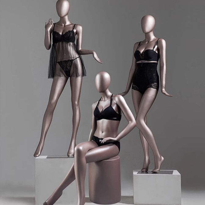 内衣模特道具女全身聚拢