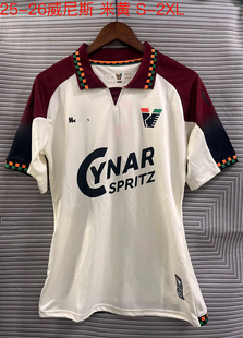 25/26威尼斯客短袖球衣冷门运动T恤夏季透气上衣足球衫休闲球服