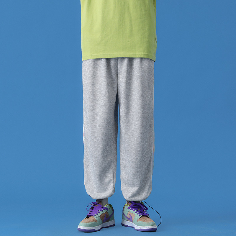 休闲裤卫裤情侣男女秋季九分裤子束脚运动裤长裤10C,男装休闲裤,电商A076