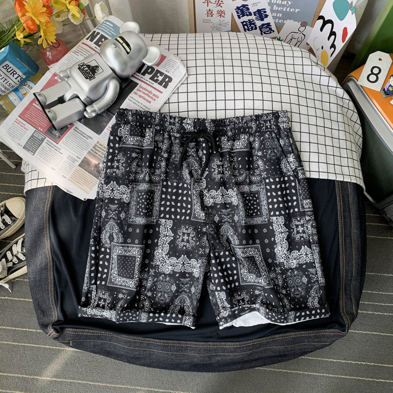 五分裤短裤男夏季运动裤子宽松跑量沙滩裤休闲港风摆拍2D,男装休闲裤,电商A076