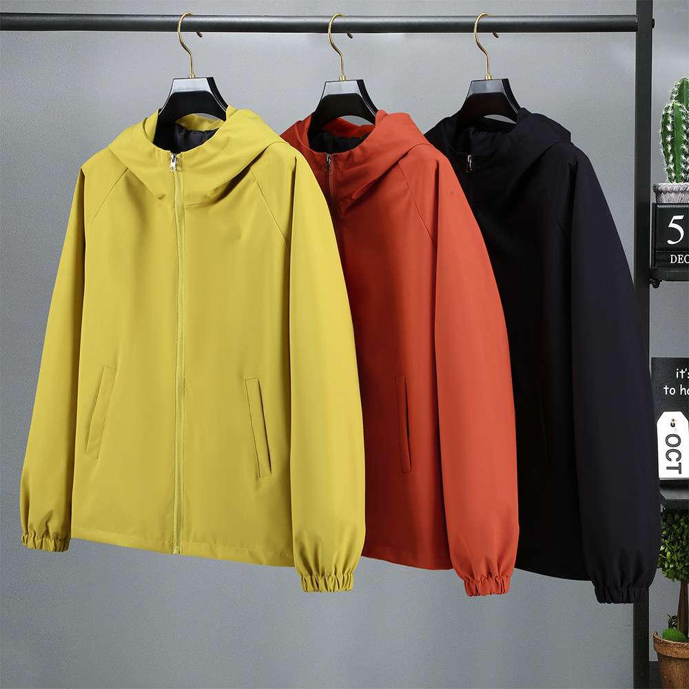 2026春季新款连帽夹克男运动外套潮牌宽松百搭冲锋衣JK8068-特P42，男装夹克，电商A076