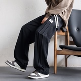 2026新款运动风直筒休闲裤男宽松系绳长裤潮流百搭CK2575-特P35，男装休闲裤，电商A076