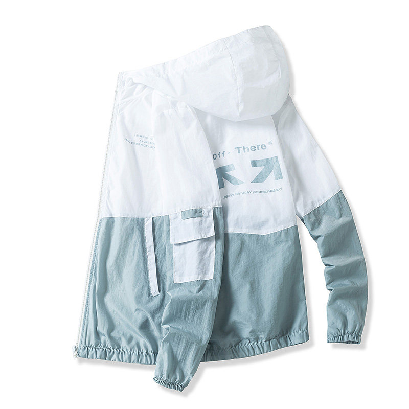 冰丝工装外套男夏季超薄透气宽松情侣防晒衣服白底图4FS2908-P20,男装夹克,电商A076