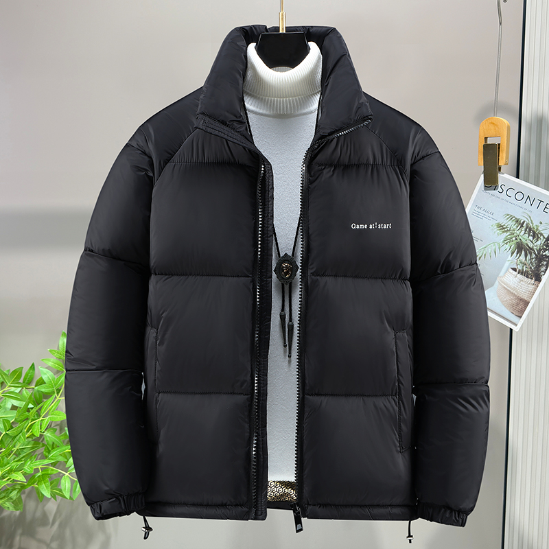 冬季新款纯色立领情侣棉服男士短款时尚保暖棉衣外套MY188-特P80，男装棉衣，电商A076