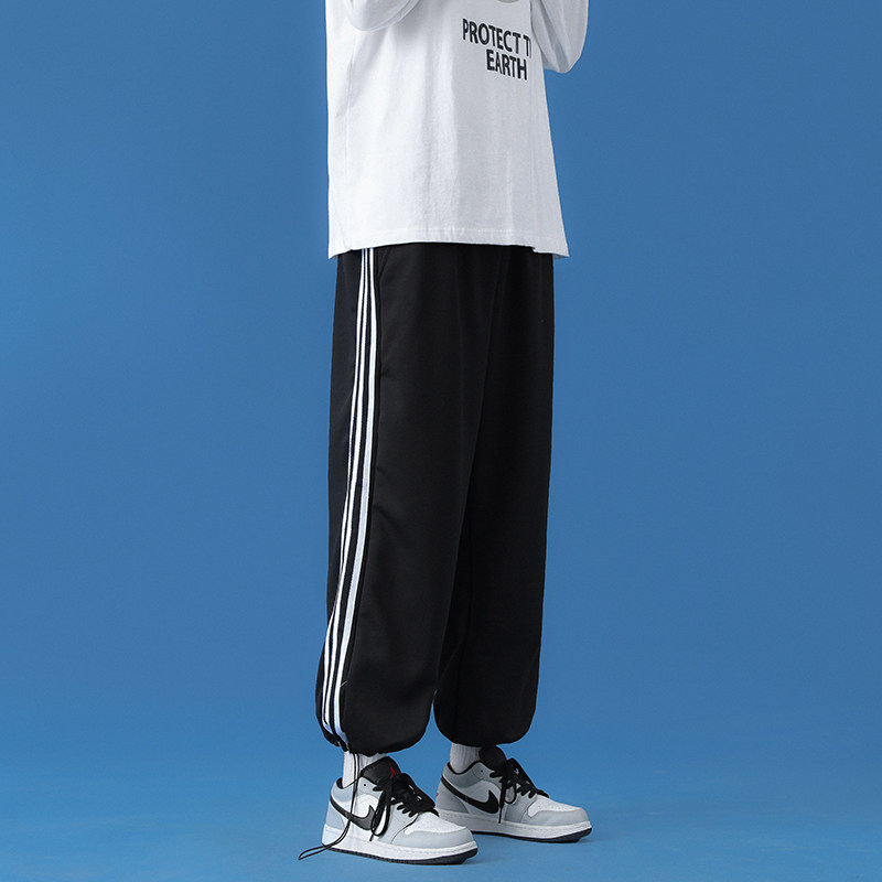 休闲裤卫裤情侣男女秋季九分裤子束脚运动裤长裤11C,男装休闲裤,电商A076