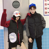 羽绒棉马甲男女秋冬情侣风模特中性风棉衣港外套3MJ12，男装背心/马甲，电商A076