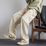 2026新款运动风直筒休闲裤男宽松系绳长裤潮流百搭CK2575-特P35，男装休闲裤，电商A076