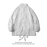 日系工装外套男夏季超薄透气大码港风防晒衣服白底图2FS1029-P35，男装夹克，电商A076