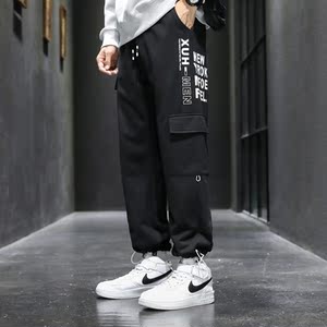 休闲裤卫裤情侣男女秋季九分长裤子束脚模特运动裤10CK2117-P40