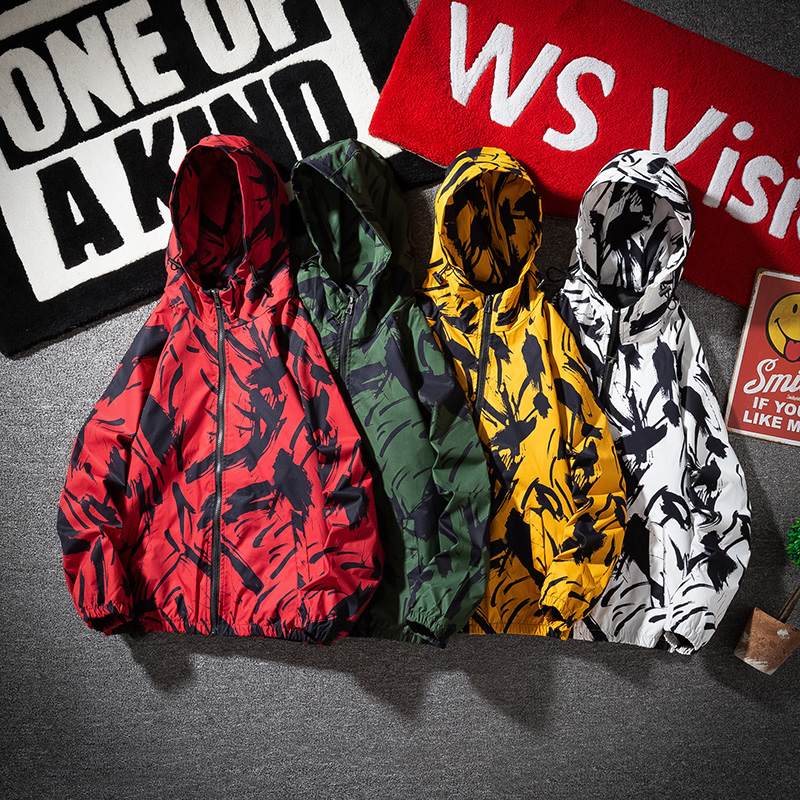 Casual thin jacket men's and women's Korean fashion hooded versatile student coat lovers' dress