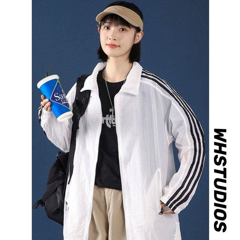 运动外套男夏季超薄透气大码宽松情侣防晒衣服中性风6FS2031-P35,男装夹克,电商A076